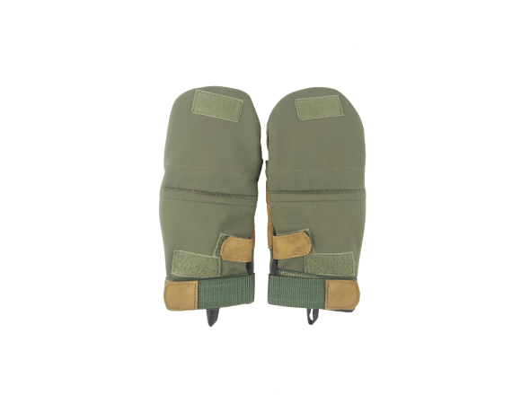 Перчатки-варежки WINTER SHOOTER Khaki Soft Shell хаки