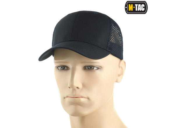 Бейсболка с сеткой Flex рип-стоп Dark Navy M-Tac