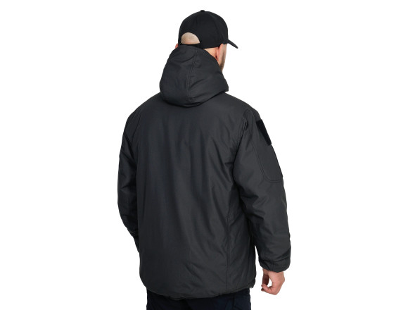 Зимова куртка STALKER WINTER ARMOR BLACK VELCRO чорна - CamForma 2