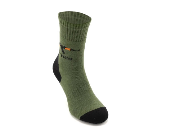 Носки зимние GPSocks Tactics, калаш оливка с черным (30016)
