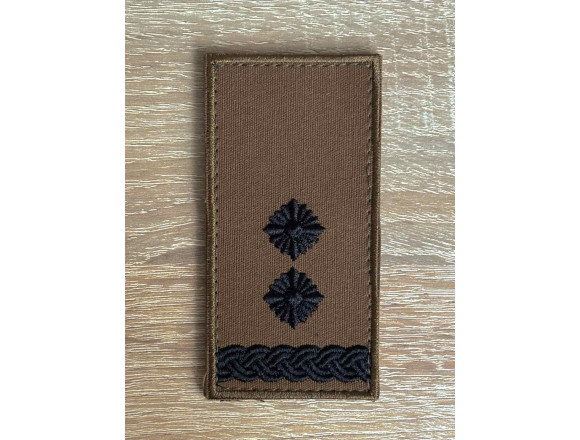 Погон НГУ підполковник КОЙОТ, на липучці, 10*5 см