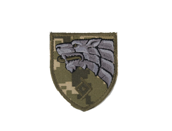 Шеврон ЗСУ СВУ Підрозділ ССО (Вовк) Піксель
