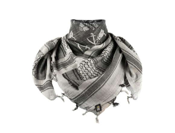 ШАРФ ШЕМАГ БОЛЬШЕ РАЗА НЕ УМИРАТЬ GREY / BLACK M-TAC 1