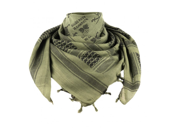 ШАРФ ШЕМАГ БІЛЬШЕ РАЗУ НЕ ВМИРАТИ OLIVE/BLACK M-TAC