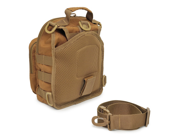 Тактическая плечевая однолямочная сумка Tactic Bag Coyote - WinTac 8
