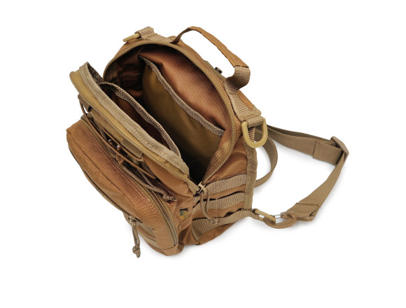Тактическая плечевая однолямочная сумка Tactic Bag Coyote - WinTac 6