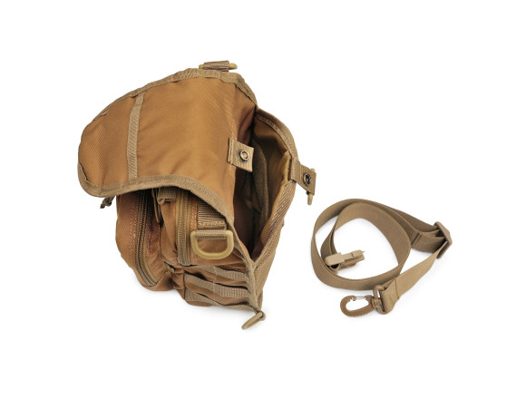 Тактическая плечевая однолямочная сумка Tactic Bag Coyote - WinTac 2