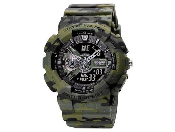 Тактические часы  Skmei Sport 1688CMGN SKMEI, CAMO GREEN