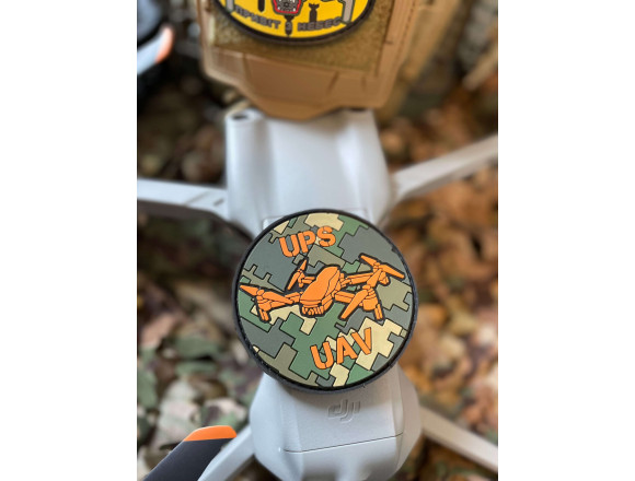 Шеврон ПВХ на липучці UPS UAV 6,5см