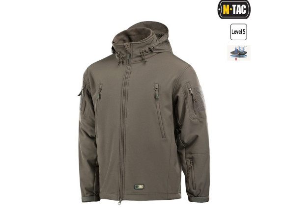 Тактична куртка M-TAC SOFT SHELL З ПІДСТІБКОЮ OLIVE