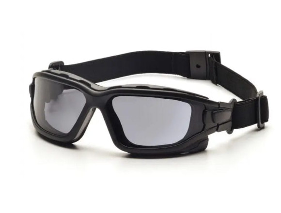 Очки защитные с уплотнителем Pyramex i-Force Slim (gray) Anti-Fog, черные