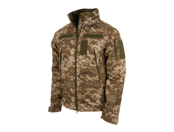 Зимова тактична куртка Soft Shell STALKER WINTER MM14 2 in 1 WinTac