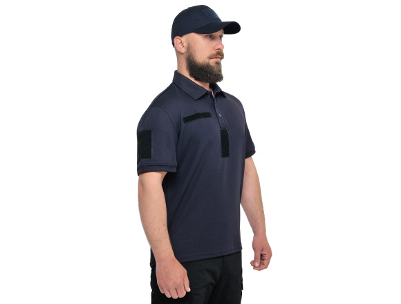 Тактичне поло CoolPass Velcro Dark blue темно-синє - WinTac - XS 3