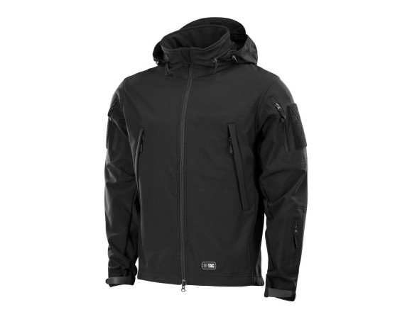 Тактична куртка Soft Shell Black M-Tac