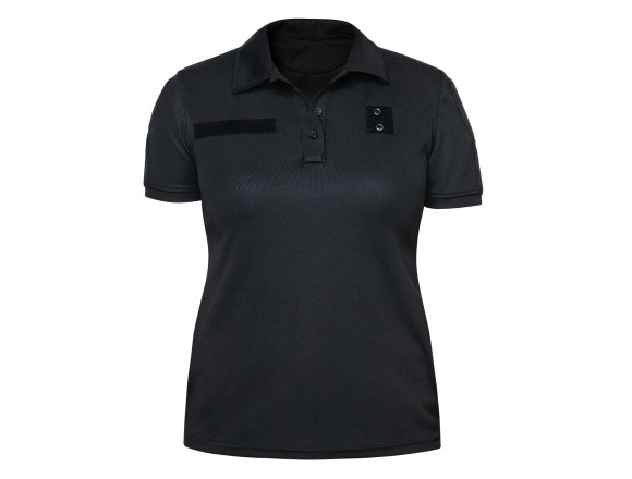 Тактичне поло WOMAN CoolPass Black Velcro чорне - WinTac - M 3
