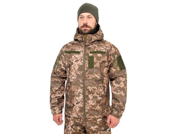 Тактична куртка Soft Shell VIKING MM14 піксель WinTac