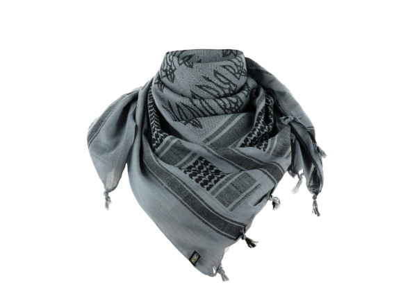 ШАРФ ШЕМАГ С ТРЕЗУБЦЕМ GREY / BLACK M-TAC 1