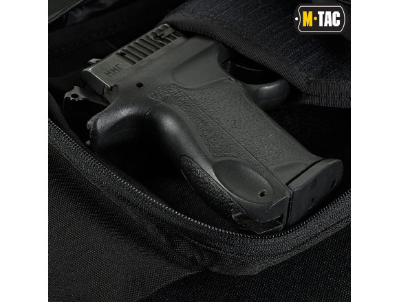 СУМКА-КОБУРА ПЛЕЧОВА З ЛИПУЧКОЮ BLACK M-TAC 2