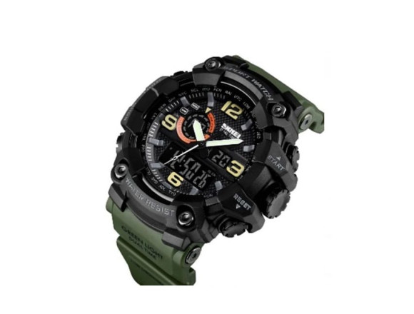 Тактические часы  Skmei 1520AG  ARMY GREEN 2