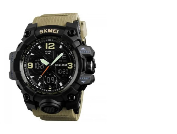 Тактичний годинник Skmei 1155BКН, Khaki