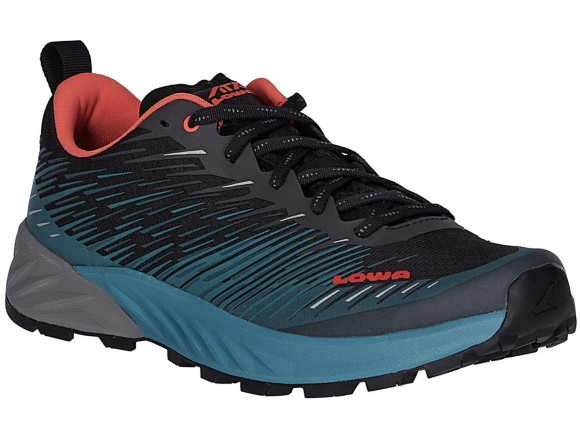 Кроссовки треккинговые LOWA Amplux steelblue/flame