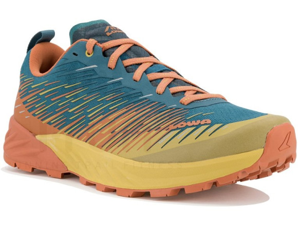 Кроссовки треккинговые LOWA Amplux Trail running shoes - rost/petrol