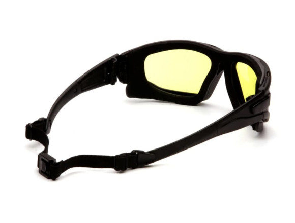 Окуляри захисні з ущільнювачем Pyramex i-Force XL (amber) Anti-Fog, жовті 2