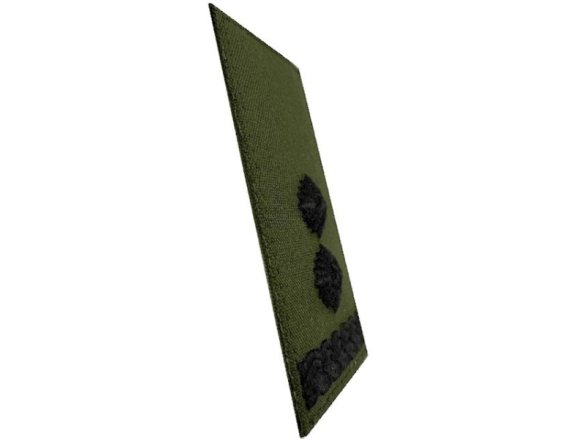 Погон 3D олива, підполковник, вишитий