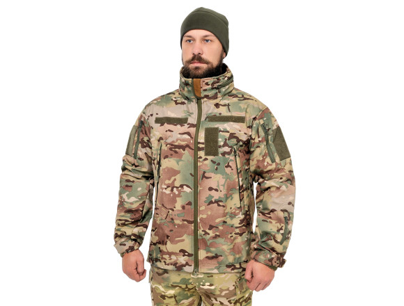 Демісезонна тактична куртка WinTac Soft Shell STALKER мультикам