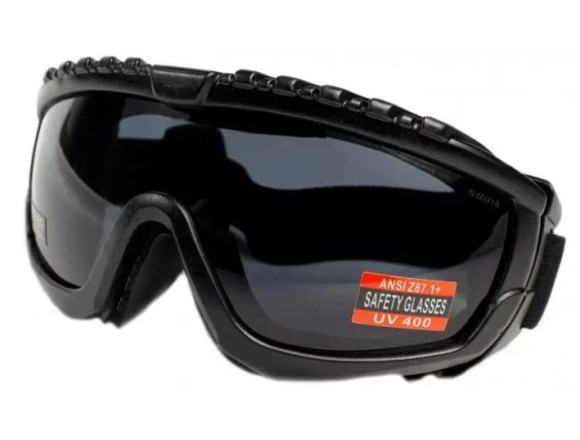 Очки защитные с уплотнителем Global Vision Ballistech-1 (gray) Anti-Fog, серые