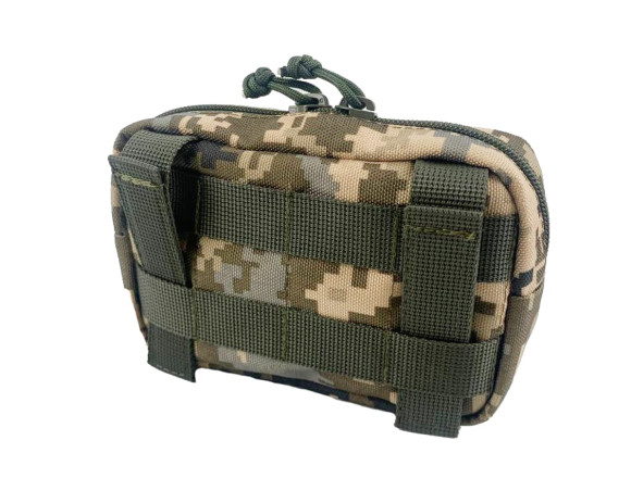 Подсумок на молнии WinTac ММ-14 10х15 Molle, пиксель 3