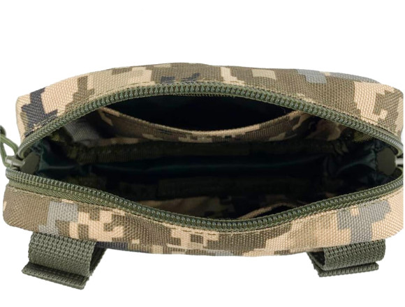 Подсумок на молнии WinTac ММ-14 10х15 Molle, пиксель 2