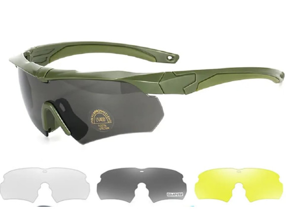 Тактические очки ESS Crossbow со сменными линзами 3 хаки