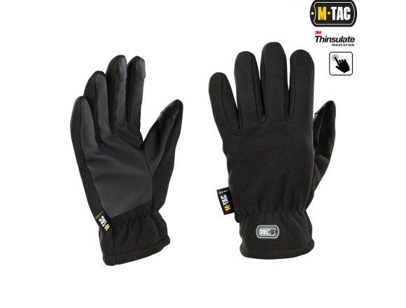 M-TAC ПЕРЧАТКИ FLEECE THINSULATE BLACK