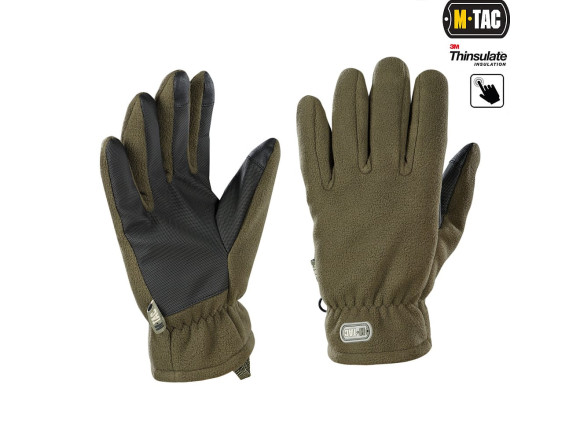 M-TAC ПЕРЧАТКИ FLEECE THINSULATE OLIVE