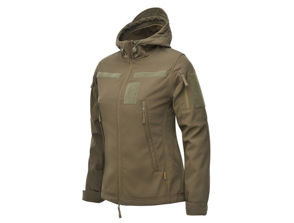 Тактична жіноча куртка ARMADA Soft Shell Olive олива - Win Tac