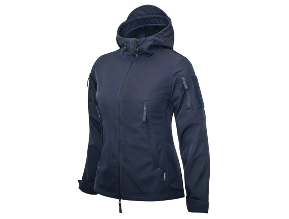 Тактична жіноча куртка ARMADA Soft Shell DARK NAVY BLUE темно-синя - Win Tac