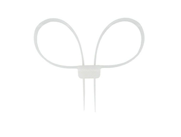 НАРУЧНИКИ MIL-TEC САМОЗАКРЫВАЮЩИЕСЯ ПЛАСТИКОВЫЕ WHITE (16204100) 1