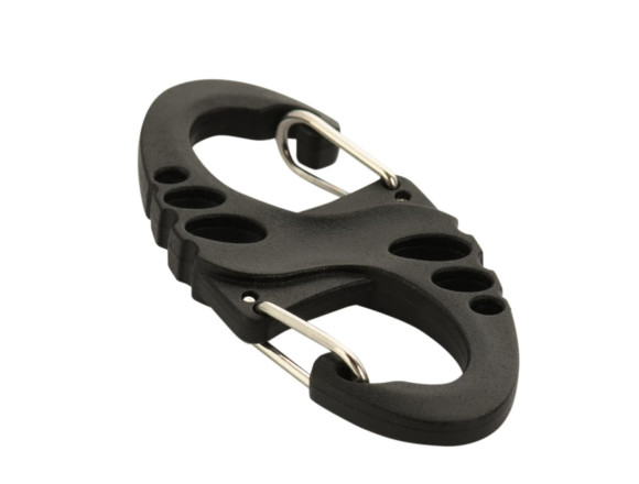 КАРАБІН S-HOOK ПЛАСТИКОВИЙ BLACK M-TAC