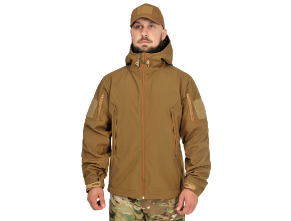 Тактична куртка Soft Shell VIKING COYOTE койот WinTac