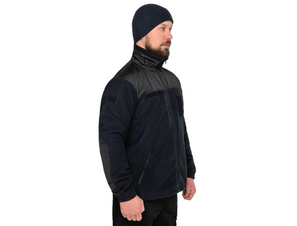 Тактична флісова кофта Jacket Dark blue Ultrasoft М-300 темно-синя WinTac - M 3