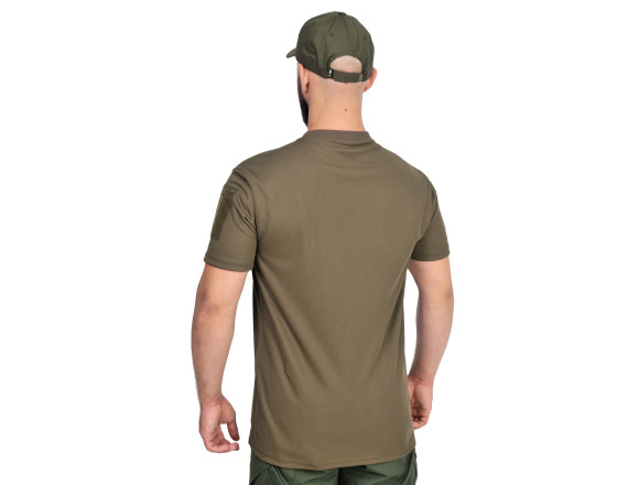 Тактична футболка Coolpass Olive Velcro олива - CamForma 2