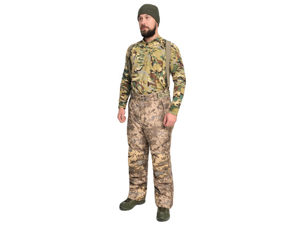 Тактичні зимові штани з підтяжками WinTac ARCTIC STORM MM14 - 3XL 5