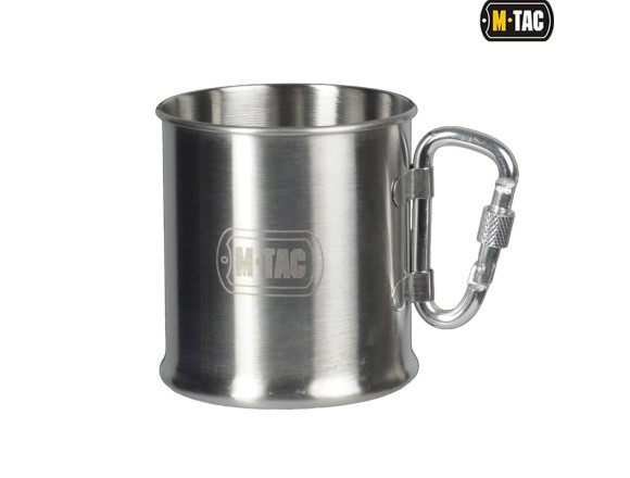 Кружка з карабіном нерж. M-Tac