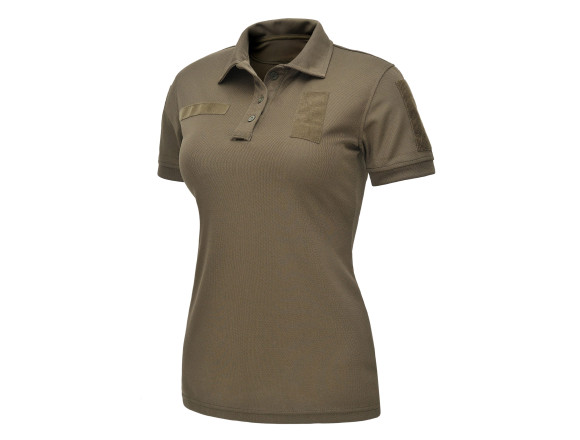 Тактичне поло WOMAN CoolPass OLIVE Velcro олива - WinTac