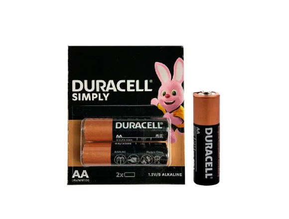 Батарейка АА DURACELL SIMPLY LR6 BL цена за 2 штуки