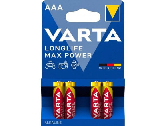 Батарейка Varta Longlife Max Power AAA BLI 4 Alkaline цена за 1 шт 1