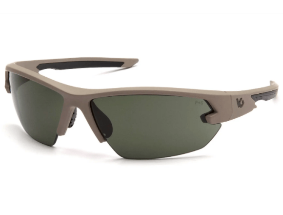Очки защитные Venture Gear Tactical Semtex 2.0 Tan (forest gray) Anti-Fog, черно-зеленые