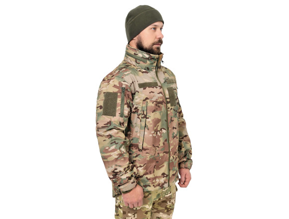 Демісезонна тактична куртка WinTac Soft Shell STALKER мультикам - L 5