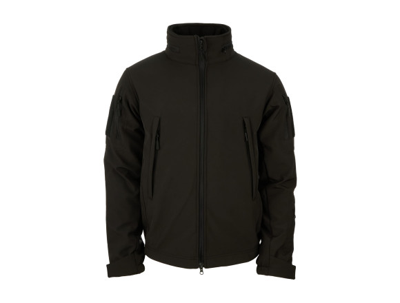 Зимова тактична куртка Soft Shell STALKER WINTER BLACK 2 in 1 WinTac